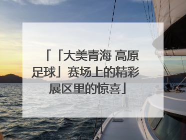 「大美青海 高原足球」赛场上的精彩 展区里的惊喜