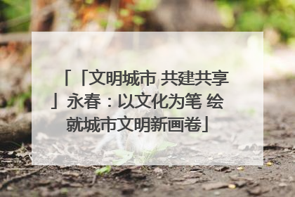 「文明城市 共建共享」永春：以文化为笔 绘就城市文明新画卷