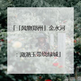 「风物郑州」金水河：潋滟玉带绕绿城