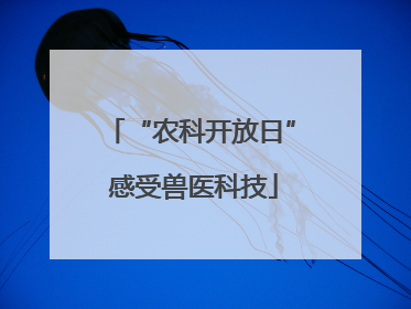 “农科开放日” 感受兽医科技