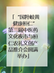 “国粹岐黄 健康桓仁”第二届中医药文化夜市与桓仁农礼文创产品推介会圆满举办