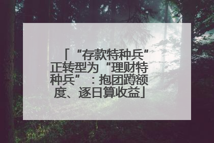 “存款特种兵”正转型为“理财特种兵”：抱团蹲额度、逐日算收益