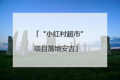 “小红村超市”项目落地安吉