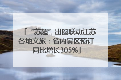 “苏超”出圈联动江苏各地文旅：省内景区预订同比增长305%