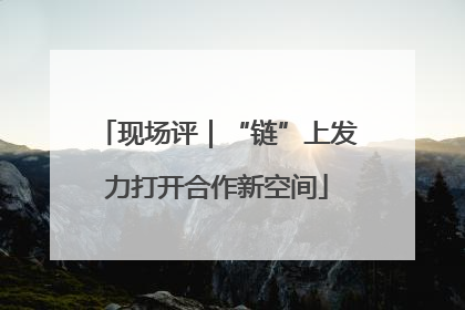 现场评｜“链”上发力打开合作新空间
