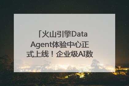 火山引擎Data Agent体验中心正式上线！企业级AI数据专家触手可及