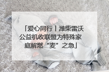 爱心同行丨潍柴雷沃公益机收联盟为特殊家庭解燃“麦”之急
