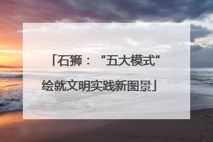 石狮：“五大模式”绘就文明实践新图景