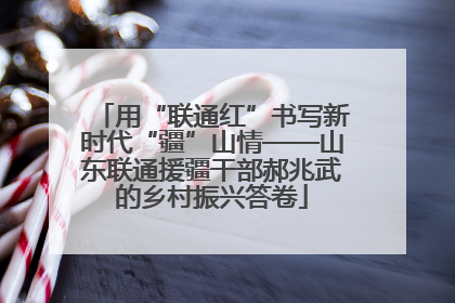 用“联通红”书写新时代“疆”山情——山东联通援疆干部郝兆武的乡村振兴答卷