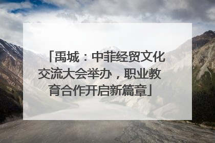 禹城：中菲经贸文化交流大会举办，职业教育合作开启新篇章