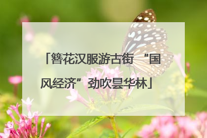 簪花汉服游古街 “国风经济”劲吹昙华林