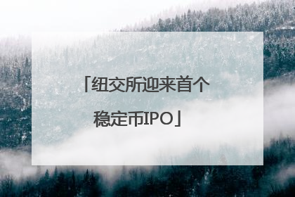 纽交所迎来首个稳定币IPO