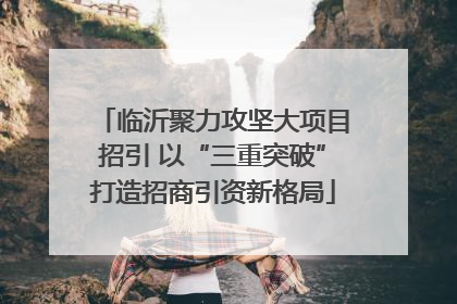 临沂聚力攻坚大项目招引 以“三重突破”打造招商引资新格局