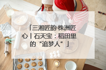 三湘匠韵·株洲匠心丨石天宝：稻田里的“追梦人”