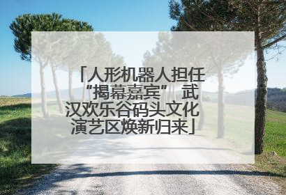 人形机器人担任“揭幕嘉宾” 武汉欢乐谷码头文化演艺区焕新归来