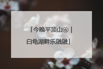 今晚平顶山⑥｜白龟湖畔乐融融