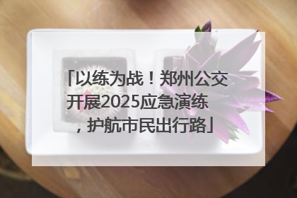 以练为战！郑州公交开展2025应急演练，护航市民出行路