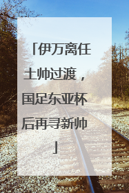 伊万离任土帅过渡，国足东亚杯后再寻新帅