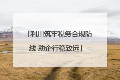利川筑牢税务合规防线 助企行稳致远