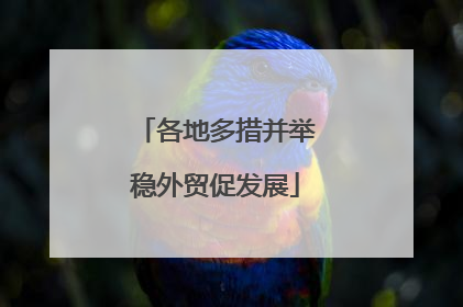 各地多措并举稳外贸促发展