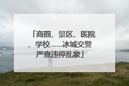 商圈、景区、医院、学校……冰城交警严查违停乱象