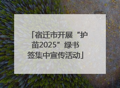 宿迁市开展“护苗2025”绿书签集中宣传活动