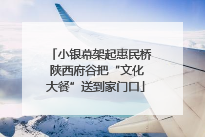 小银幕架起惠民桥 陕西府谷把“文化大餐”送到家门口