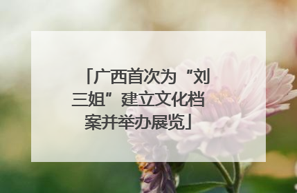 广西首次为“刘三姐”建立文化档案并举办展览