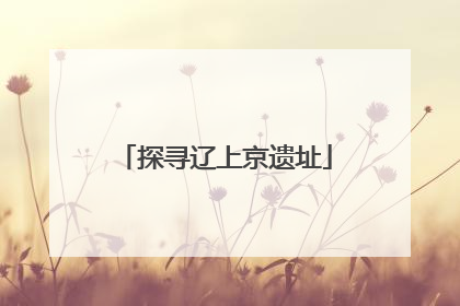 探寻辽上京遗址