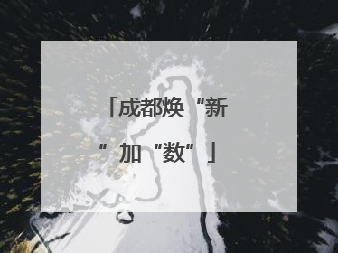 成都焕“新”加“数”