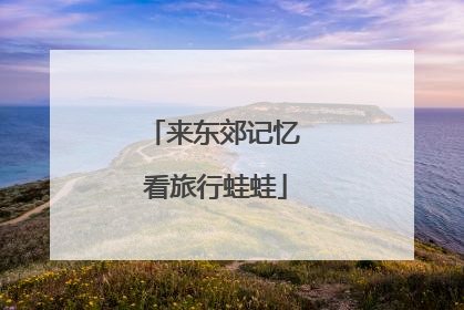 来东郊记忆 看旅行蛙蛙