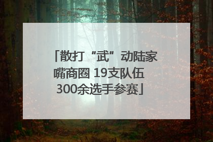 散打“武”动陆家嘴商圈 19支队伍300余选手参赛