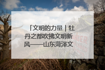 文明的力量｜牡丹之都吹拂文明新风——山东菏泽文明创建一线见闻
