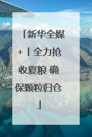 新华全媒+丨全力抢收夏粮 确保颗粒归仓