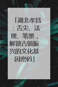 湖北孝昌：舌尖、法理、笔墨，解锁古镇振兴的文化基因密码
