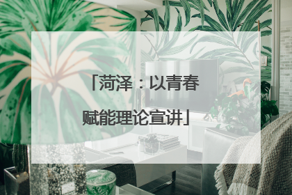 菏泽：以青春赋能理论宣讲