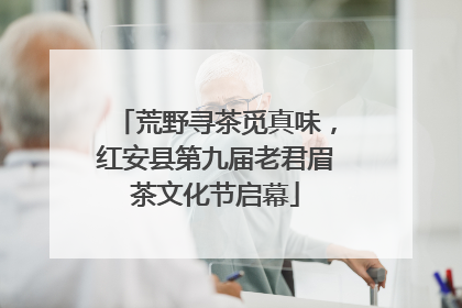 荒野寻茶觅真味，红安县第九届老君眉茶文化节启幕
