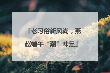 老习俗新风尚，燕赵端午“潮”味足