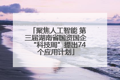 聚焦人工智能 第三届湖南省国资国企“科技周”提出74个应用计划