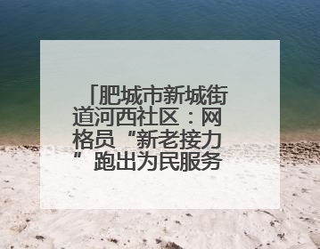 肥城市新城街道河西社区：网格员“新老接力”跑出为民服务“加速度”