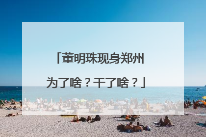董明珠现身郑州 为了啥？干了啥？