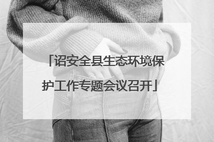 诏安全县生态环境保护工作专题会议召开