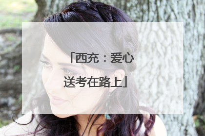 西充：爱心送考在路上