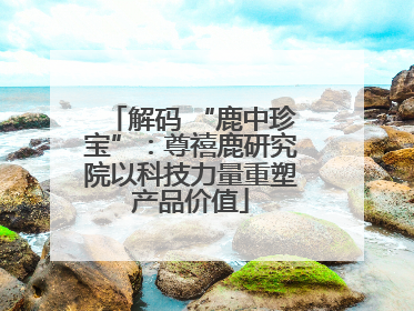 解码 “鹿中珍宝”：尊禧鹿研究院以科技力量重塑产品价值