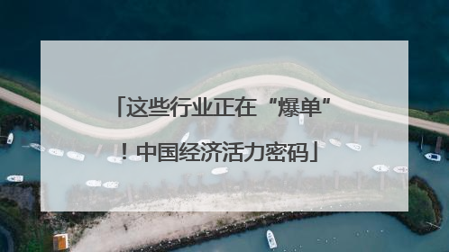 这些行业正在“爆单”！中国经济活力密码