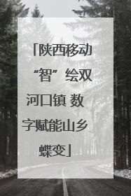 陕西移动“智”绘双河口镇 数字赋能山乡蝶变