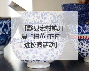 黟县宏村镇开展“扫黄打非”进校园活动