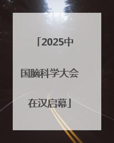 2025中国脑科学大会在汉启幕
