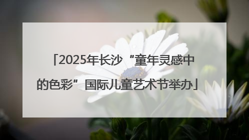 2025年长沙“童年灵感中的色彩”国际儿童艺术节举办