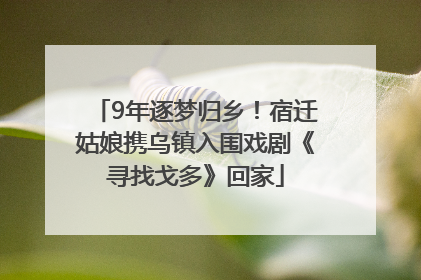 9年逐梦归乡！宿迁姑娘携乌镇入围戏剧《寻找戈多》回家